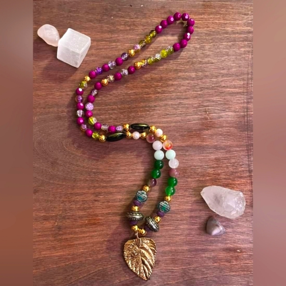 Beaded handmade necklace